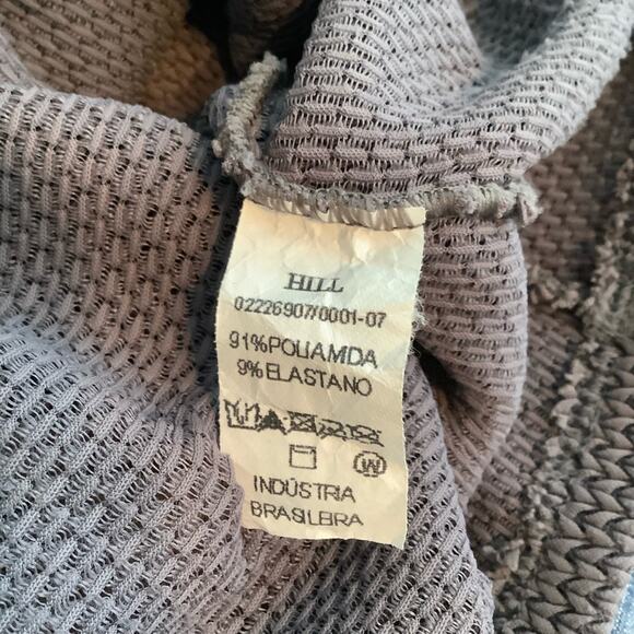 Hill Gray Knit Racerback Tank Top Medium - Picture 6 of 6